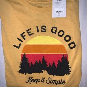 Life Is Good t-shirt